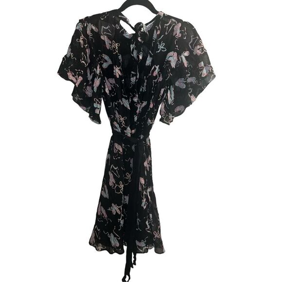 ✨ZARA STUDIO BALLET PRINT RUFFLE SZ XS/S DRESS✨ - Picture 8 of 11